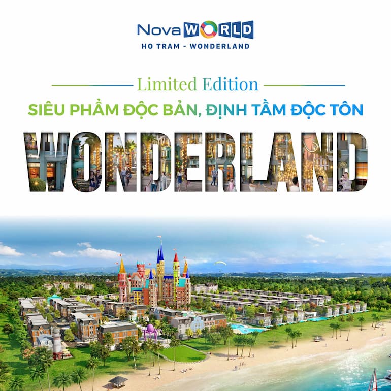 Phân kỳ Wonderland Hồ Tràm Novaland 
