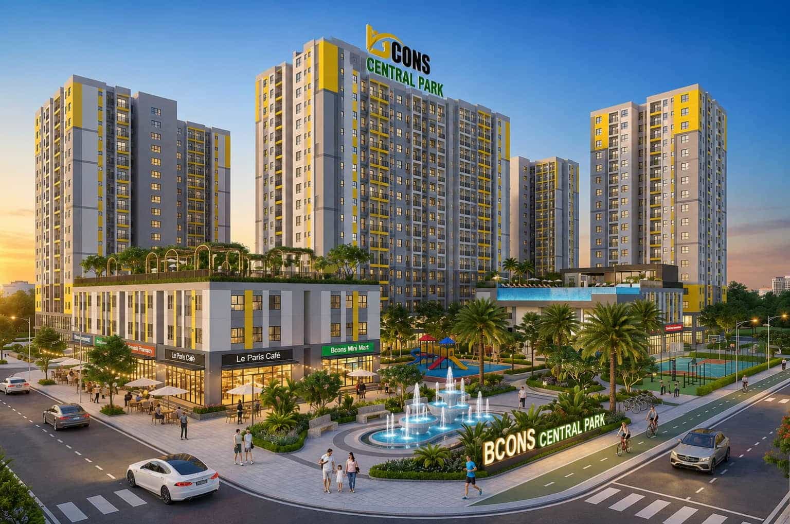 Dự án Chung Cư Bcons Central Park